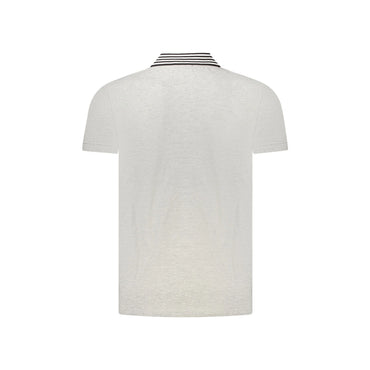 Cavalli Class Polo Maniche Corte Uomo Grigia Stampa Logo grigio - vista 2