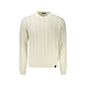 North Sails Maglione Uomo Bianco Girocollo a Treccia in Lana Maglie - foto prodotto