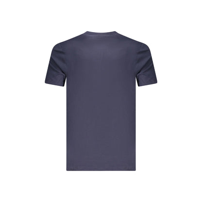 Norway 1963 T-Shirt Uomo Blu Girocollo Cotone Stampa Logo - vista 2