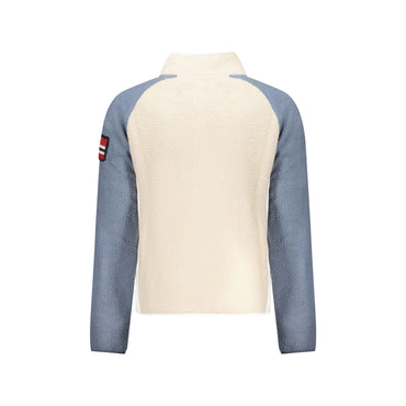 Norway 1963 Felpa Uomo Beige con Zip Pile Ricamo Logo Felpe - vista 2