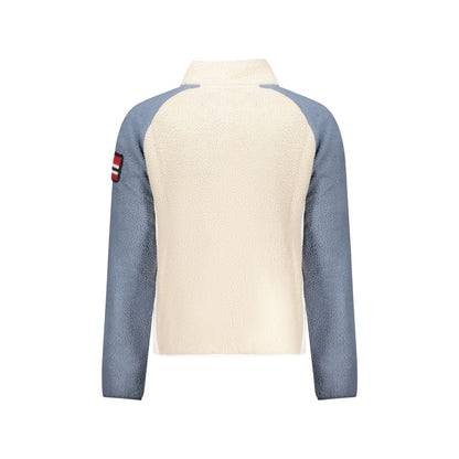 Norway 1963 Felpa Uomo Beige con Zip Pile Ricamo Logo Felpe - vista 2