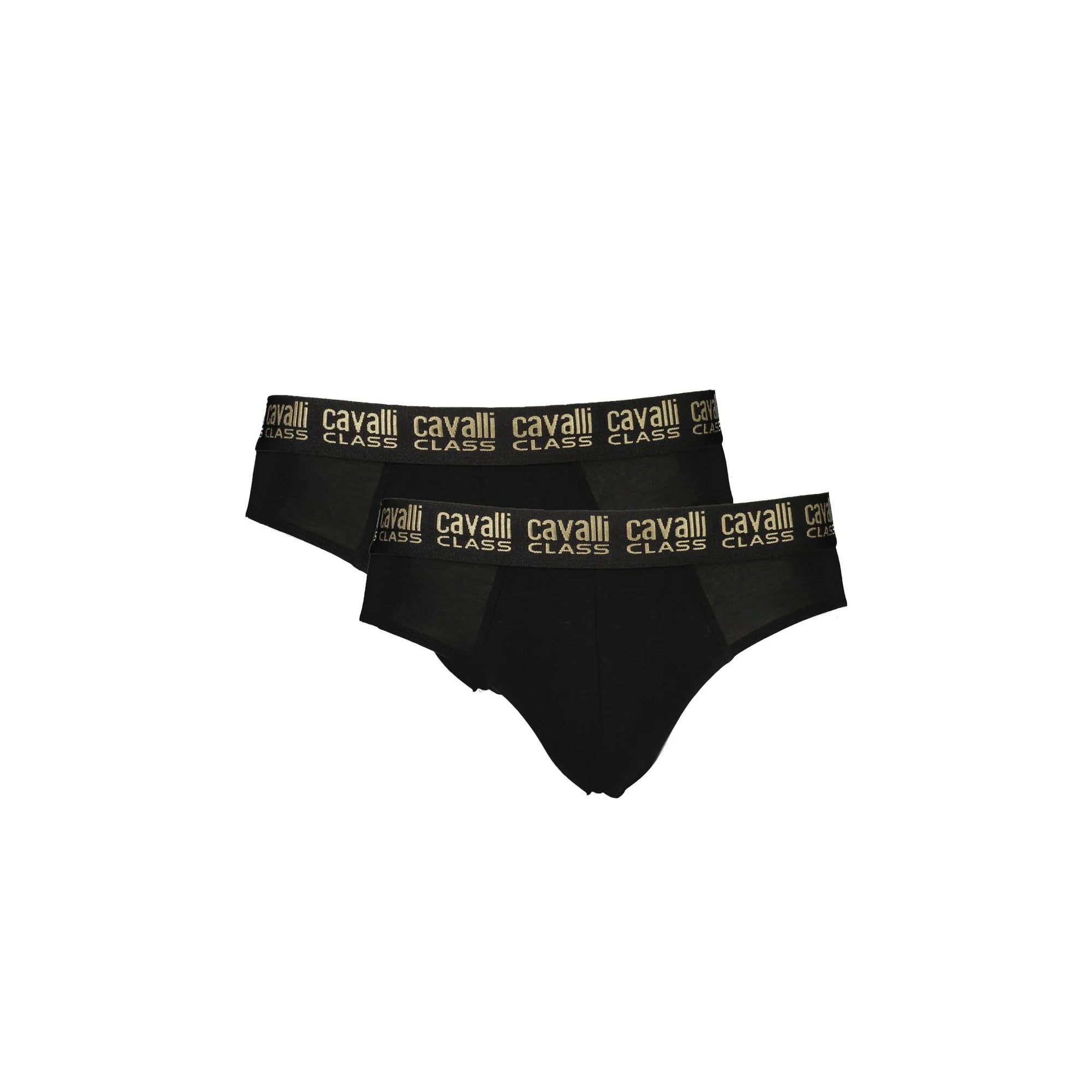 Cavalli Class Slip Uomo Nero Stampa Logo Intimo - foto prodotto
