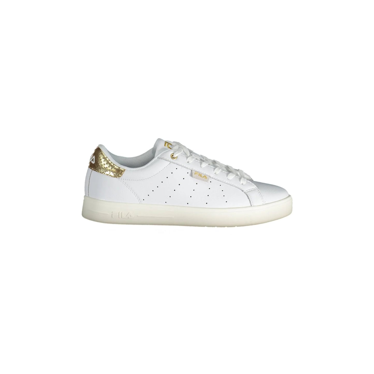 FILA Scarpe Sneakers Donna Bianche con Lacci e Logo Bianco - foto prodotto