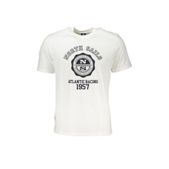 North Sails Camiseta de Manga Corta Hombre Blanca Estampado Logo
