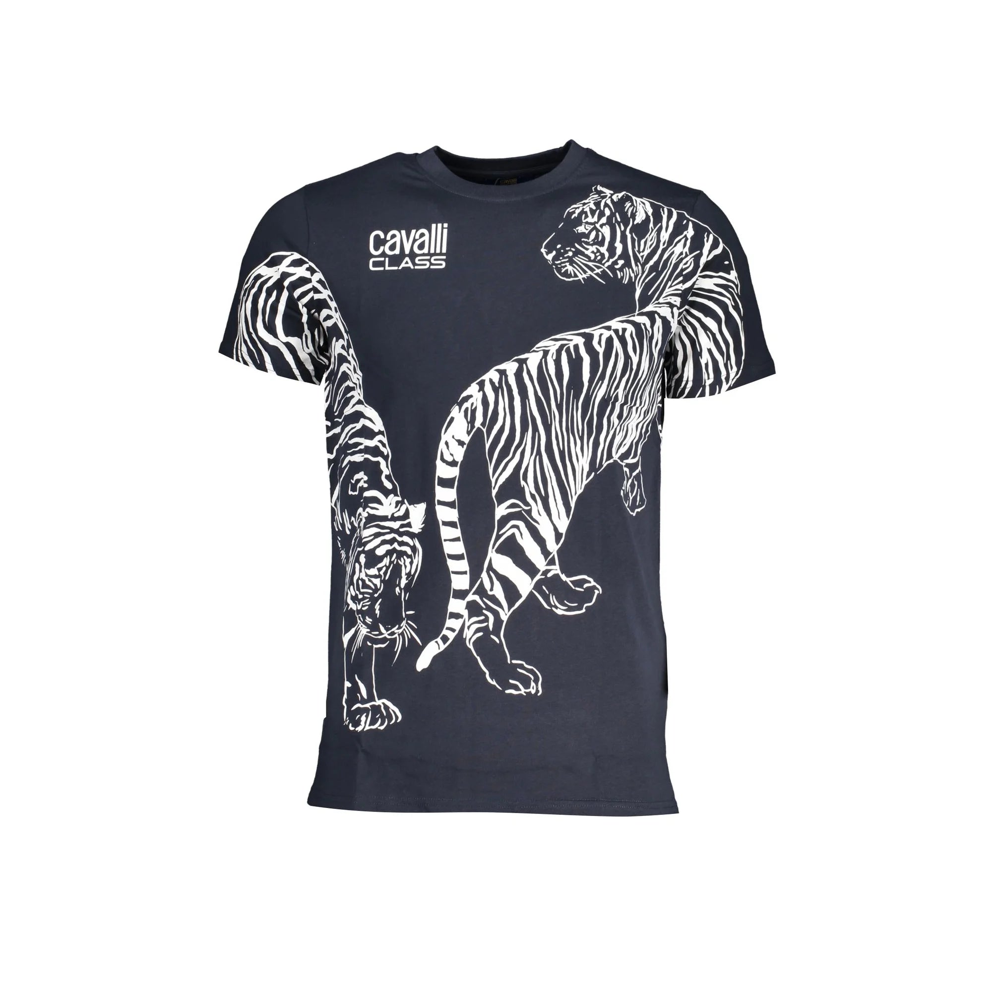 CAVALLI CLASS T-SHIRT MANICHE CORTE UOMO BLU