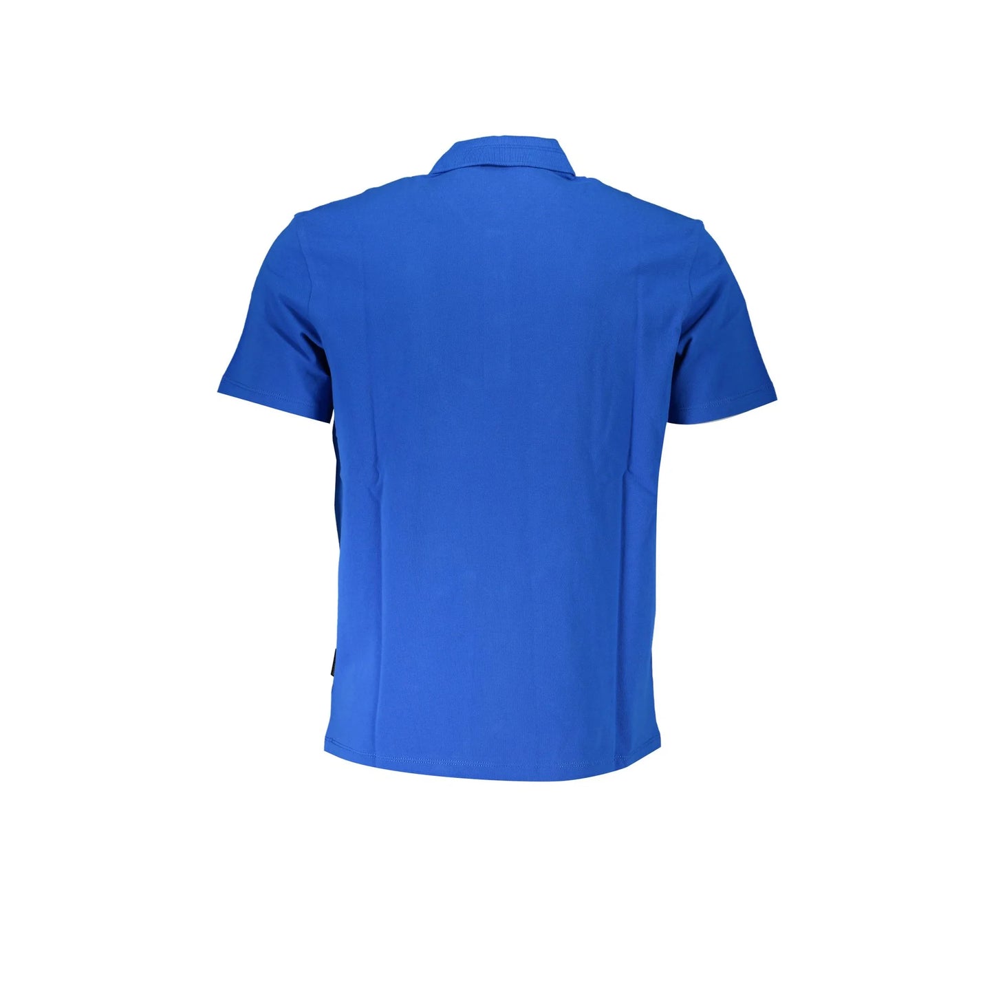 Napapijri Polo Maniche Corte Uomo Blu Ricamo - vista 2