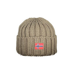 NORWAY 1963 Berretto Uomo Marrone con Logo