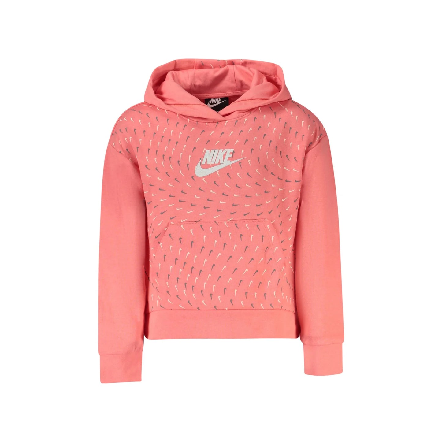 Nike Felpa Maniche Lunghe Unisex Rosa Stampa Logo Felpe - foto prodotto