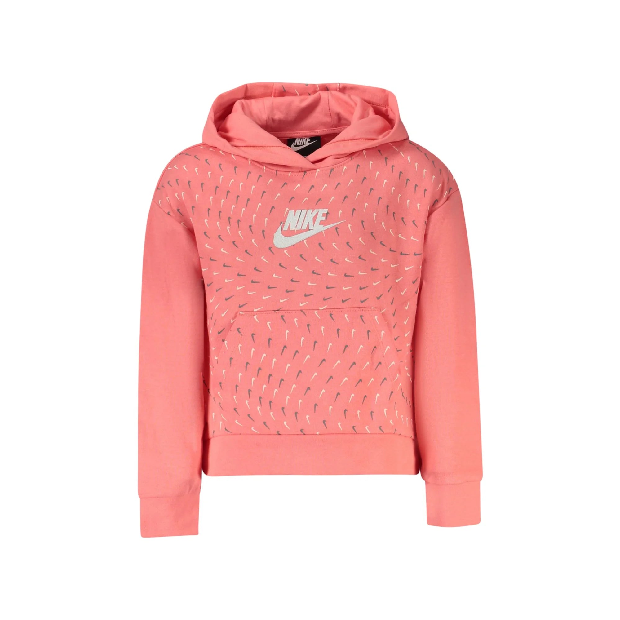 Nike Felpa Maniche Lunghe Unisex Rosa Stampa Logo Felpe - foto prodotto