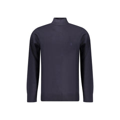 Coveri Moving Sweter Męski Niebieski Z Haftem