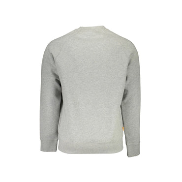 Timberland Felpa Maniche Lunghe Uomo Grigia Stampa Logo Felpe grigio - vista 2