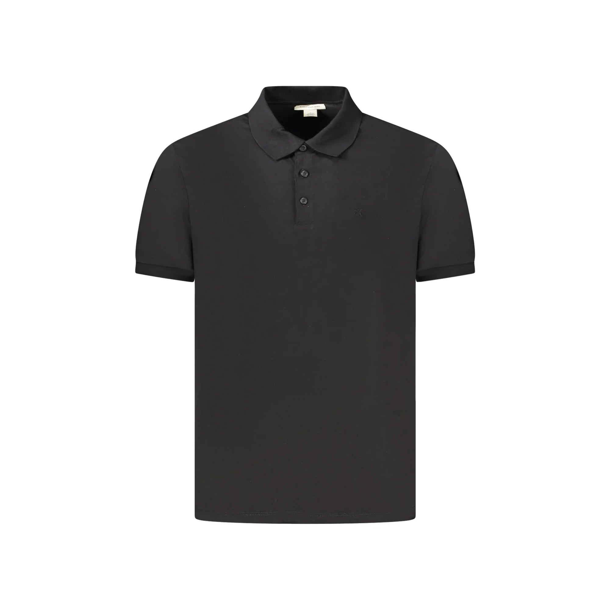 CALVIN KLEIN POLO MANICHE CORTE UOMO NERO