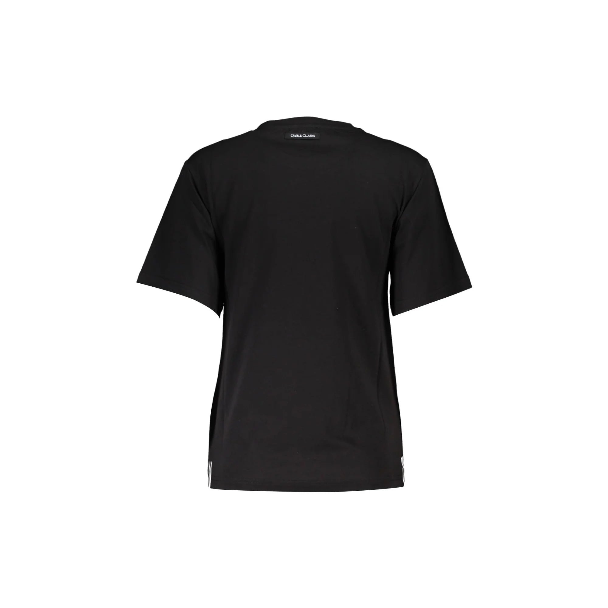 CAVALLI CLASS T-SHIRT MANICHE CORTE DONNA NERO