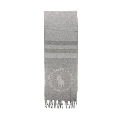 Ralph Lauren Sciarpa Uomo Grigia Logo Sciarpe grigio - vista 3