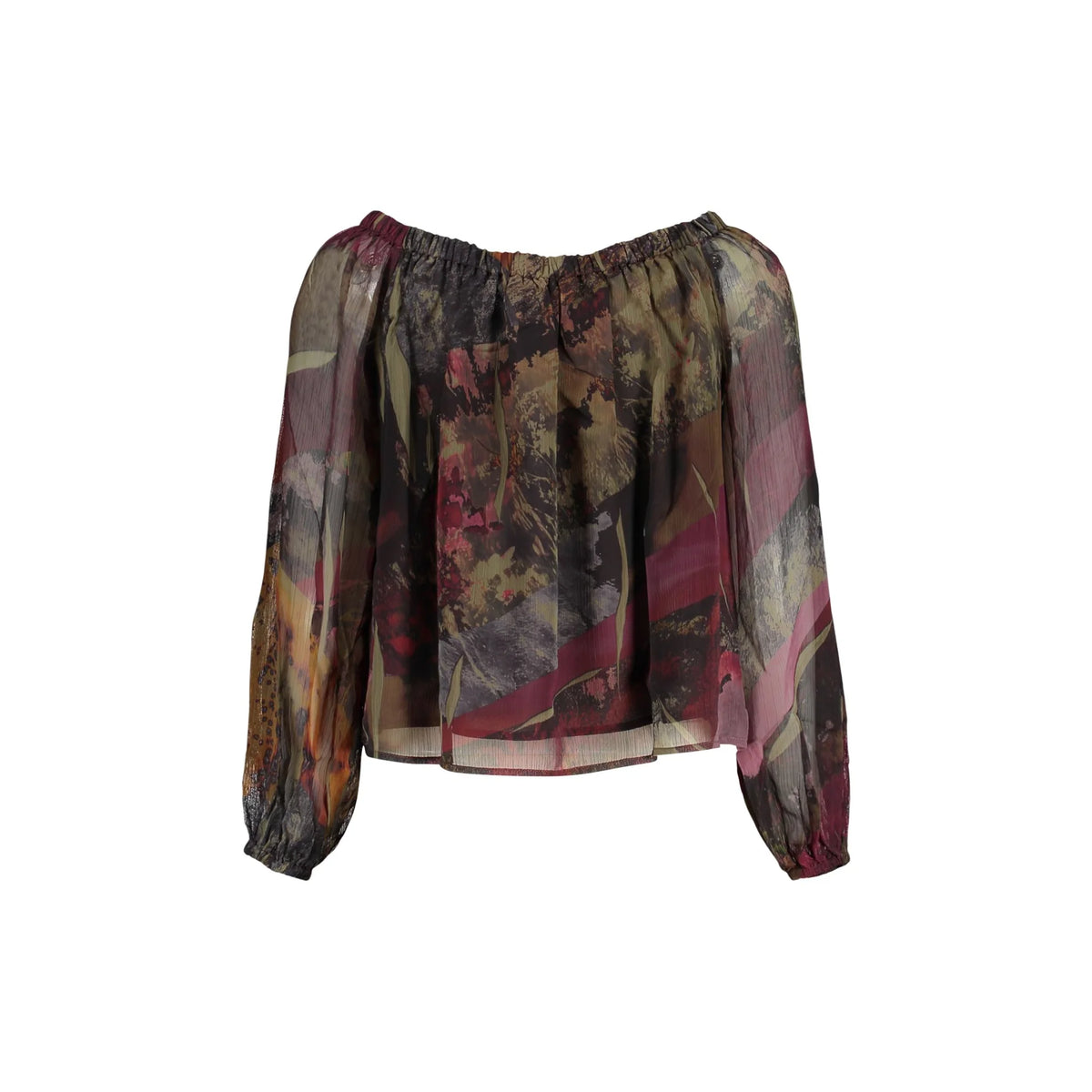 DESIGUAL CAMICIA MANICHE LUNGHE DONNA VERDE