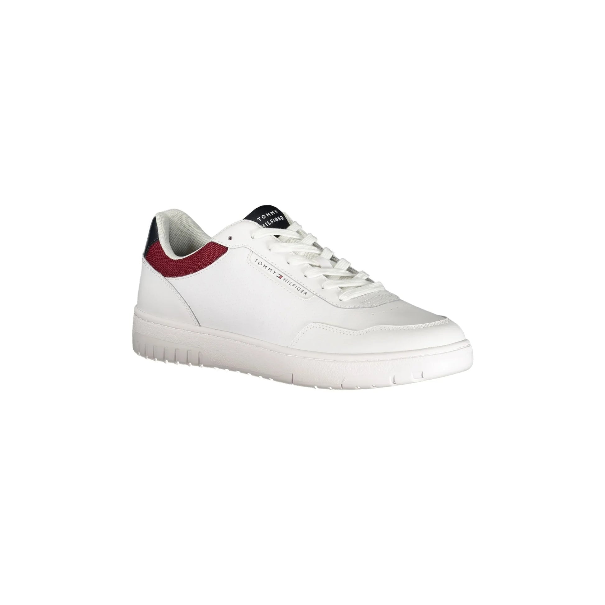 TOMMY HILFIGER Calzatura Sportiva Uomo Bianco con Lacci e Logo Sneakers - vista 2