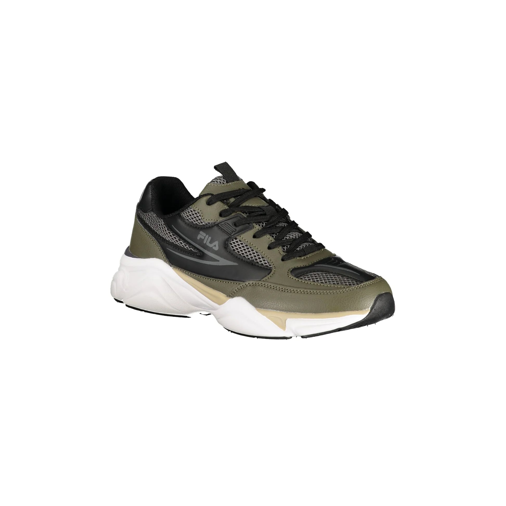 Fila Sneakers Uomo Verde Stampa Logo - vista 2