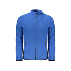 Norway 1963 Felpa Uomo Blu in Pile con Zip e Logo