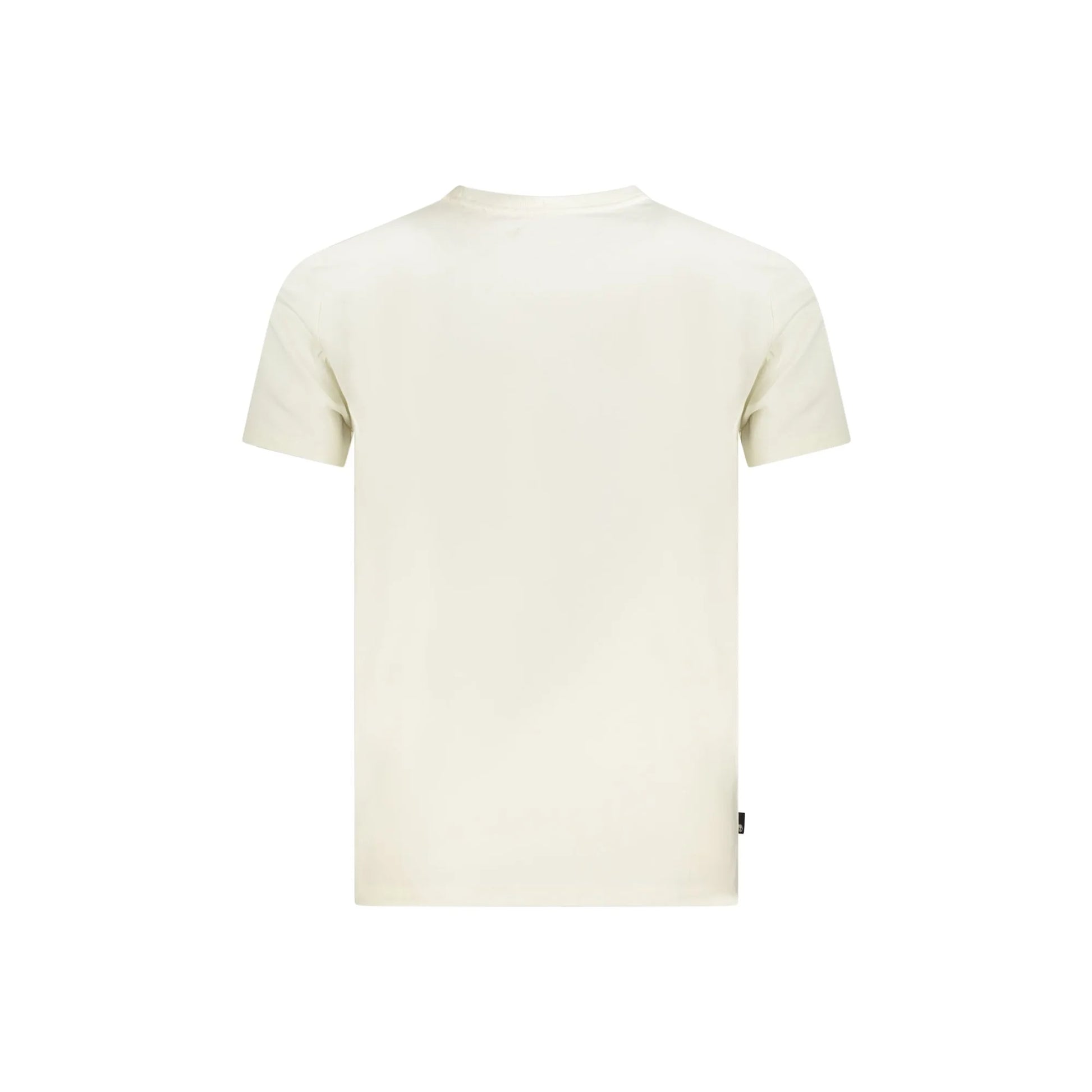 Timberland T-Shirt Maniche Corte Uomo Beige Stampa Logo - vista 2