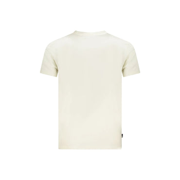 Timberland T-Shirt Maniche Corte Uomo Beige Stampa Logo - vista 2