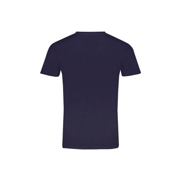 Norway 1963 T-Shirt Uomo Blu Maniche Corte Stampa Logo - vista 2