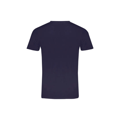 Norway 1963 T-Shirt Uomo Blu Maniche Corte Stampa Logo - vista 2