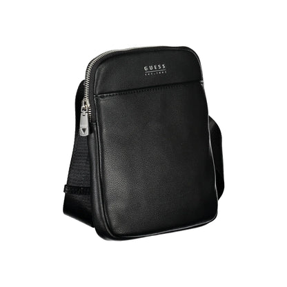 Guess Jeans Borsa a Tracolla Uomo Nera Logo Borse nero - vista 2