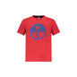 North Sails T-Shirt Maniche Corte Bambino Rossa Stampa Logo Rosso - foto prodotto