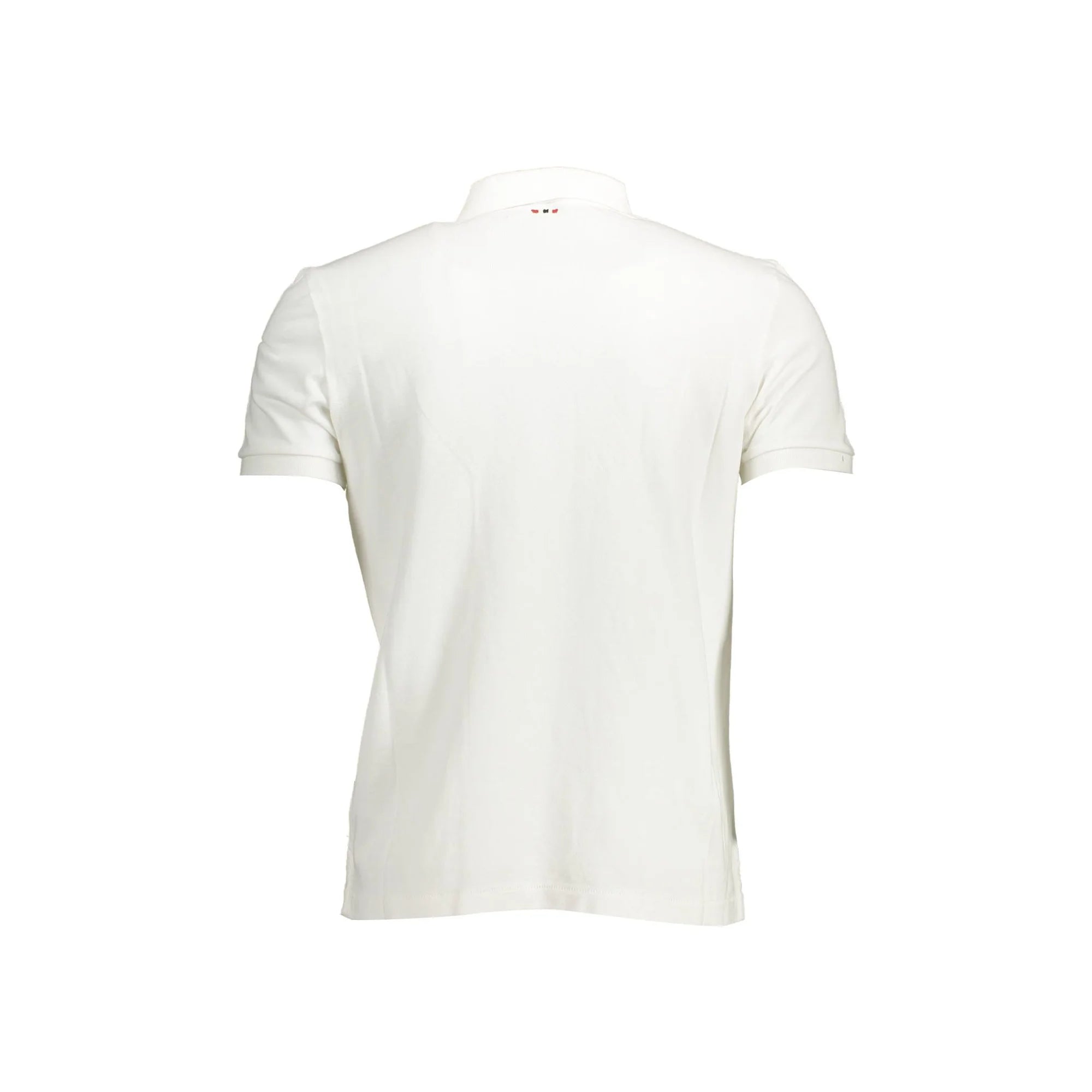 Napapijri Polo Maniche Corte Uomo Bianca Stampa bianco - vista 2
