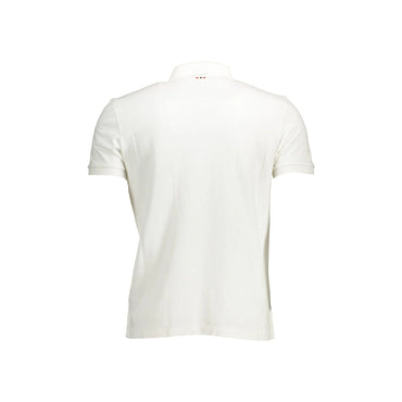 Napapijri Polo Maniche Corte Uomo Bianca Stampa bianco - vista 2