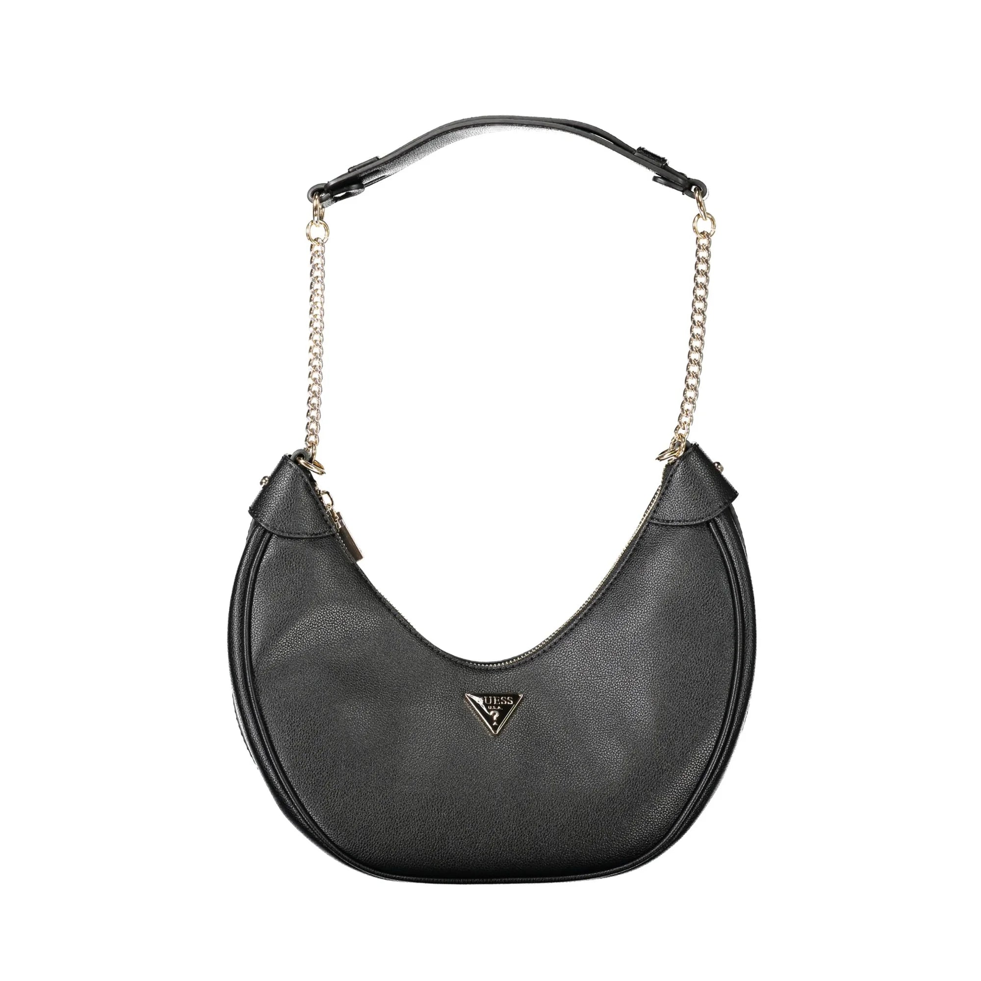 Guess Jeans Borsa a Spalla Donna Nera Chiusura con Zip Borse Nero - foto prodotto