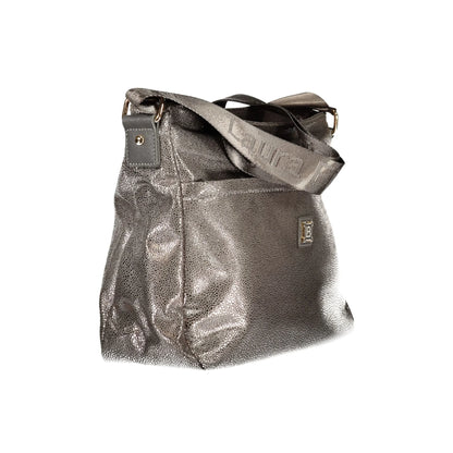 Laura Biagiotti Borsa a Tracolla Donna Grigia Logo Borse grigio - vista 3