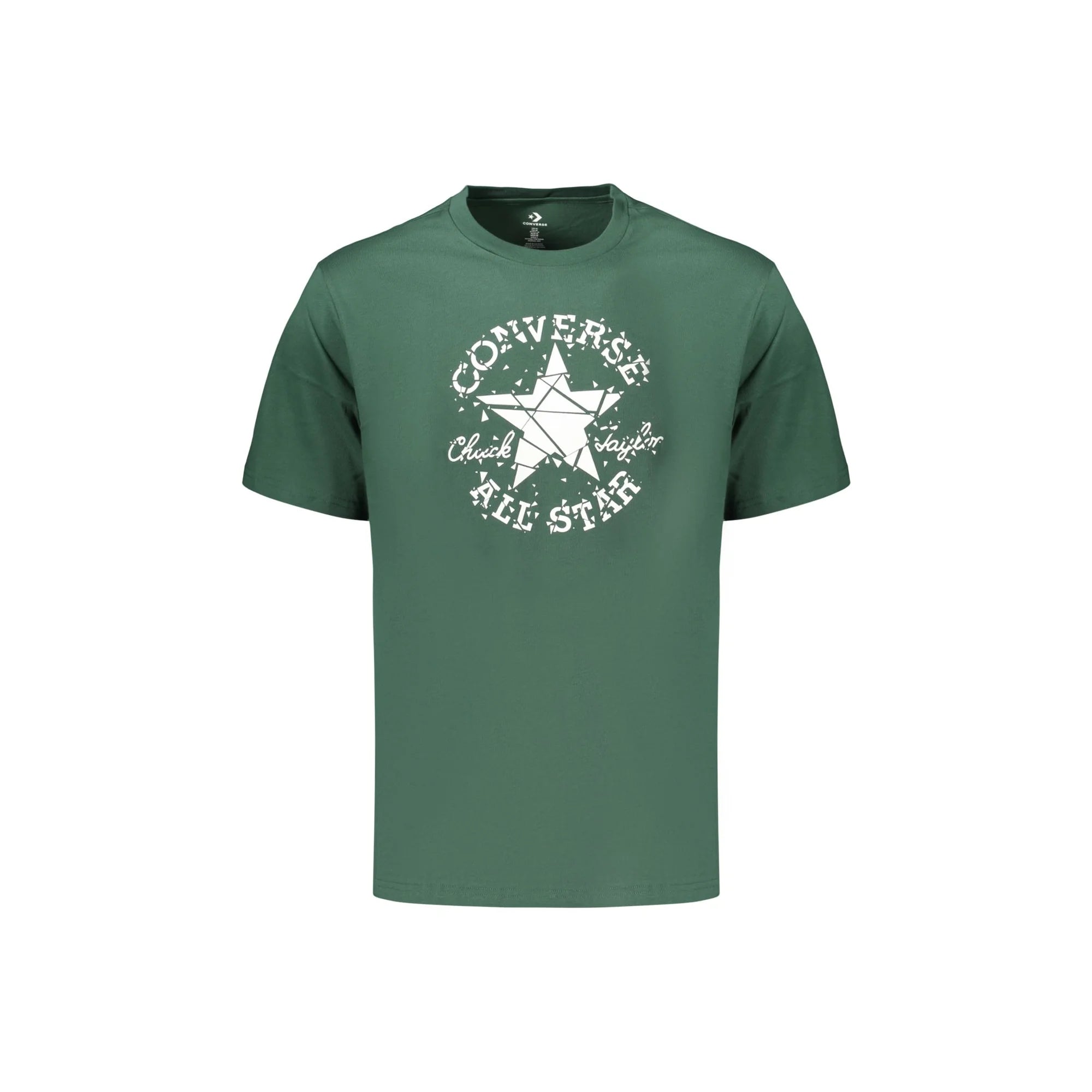 CONVERSE T-SHIRT MANICHE CORTE UOMO VERDE