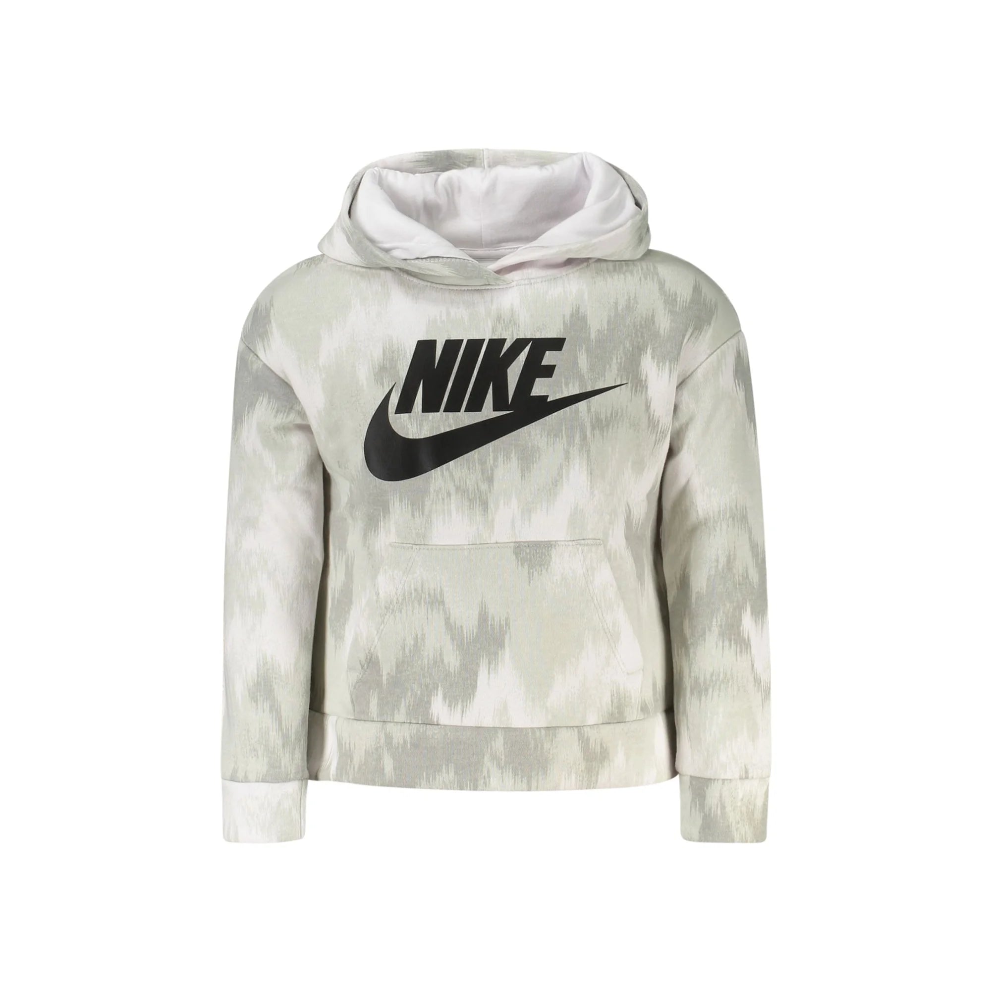 Nike Felpa Maniche Lunghe Unisex Grigia Stampa Logo Felpe Grigio - foto prodotto