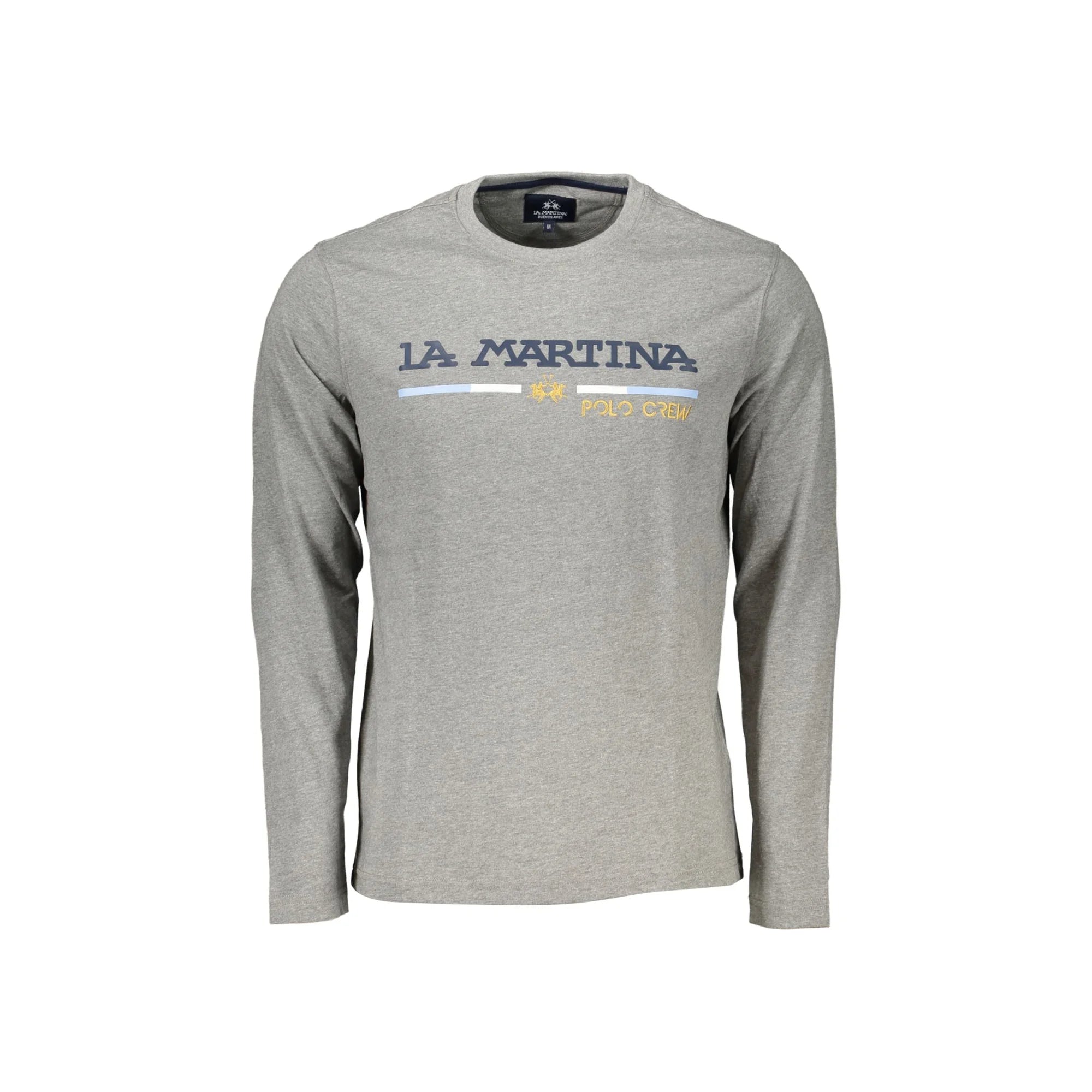 LA MARTINA T-SHIRT MANICHE LUNGHE UOMO GRIGIO