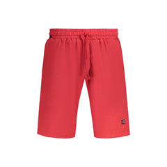 Norway 1963 Rövid Bermuda Pantalon Férfi Piros Logó