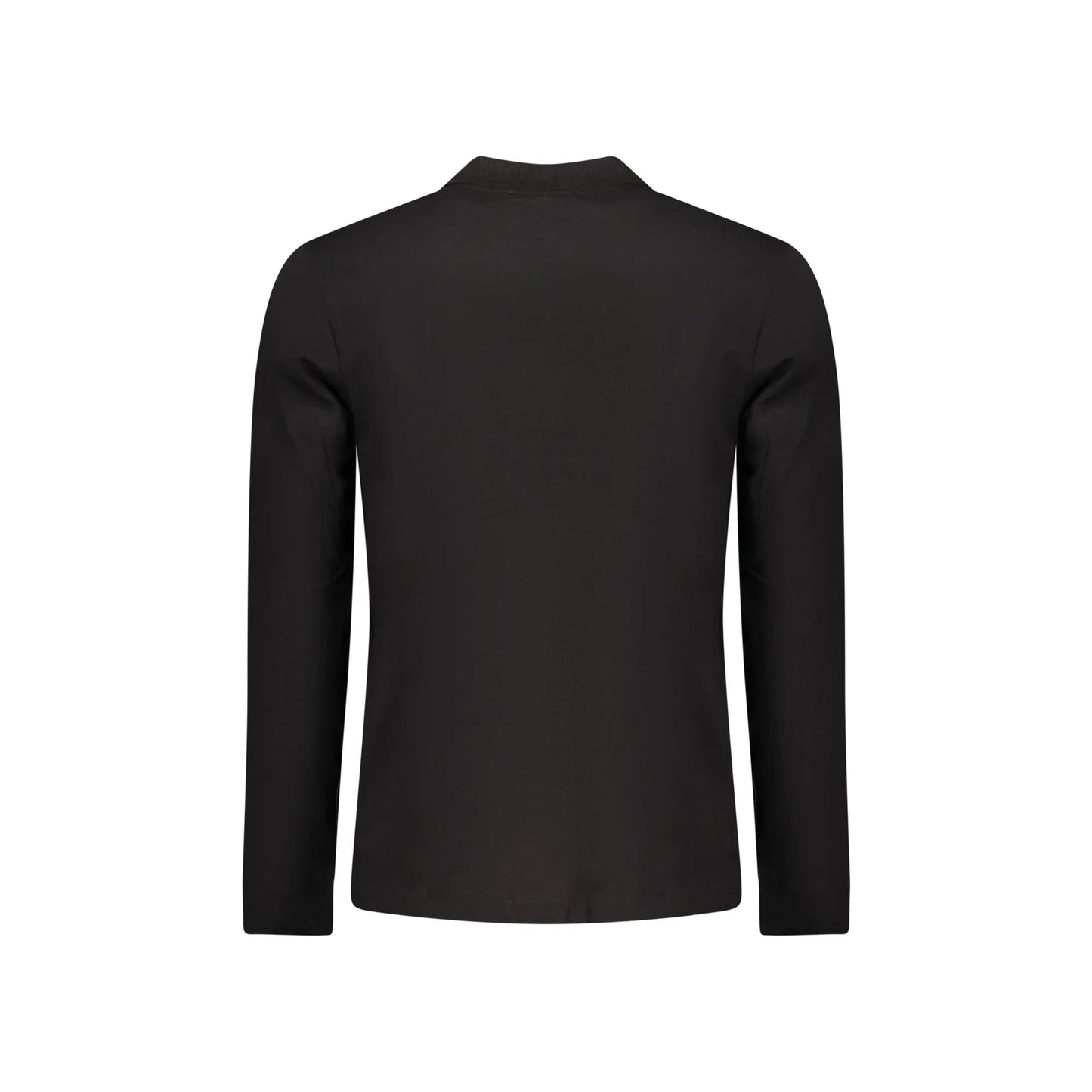 U.S. Grand Polo Uomo Nera Maniche Lunghe Cotone Ricamo Logo nero - vista 2