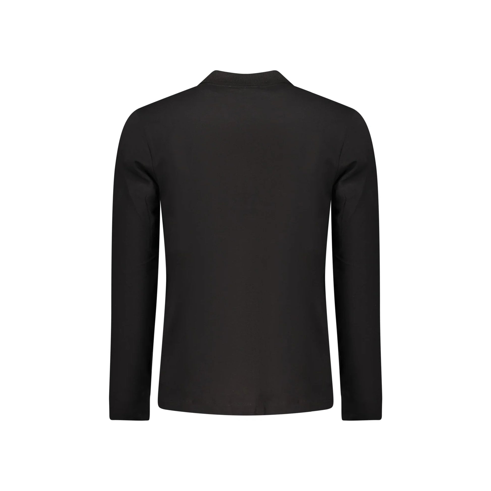 U.S. Grand Polo Uomo Nera Maniche Lunghe Cotone Ricamo Logo nero - vista 2