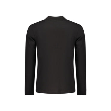U.S. Grand Polo Uomo Nera Maniche Lunghe Cotone Ricamo Logo nero - vista 2