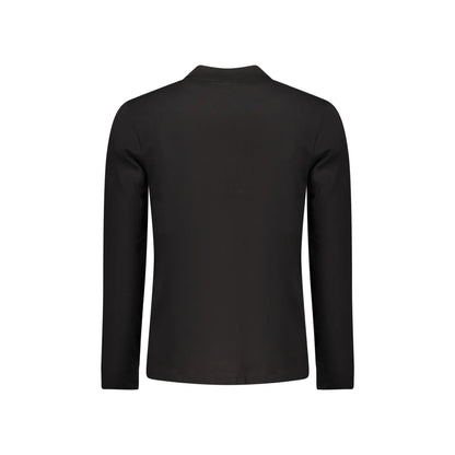 U.S. Grand Polo Uomo Nera Maniche Lunghe Cotone Ricamo Logo nero - vista 2