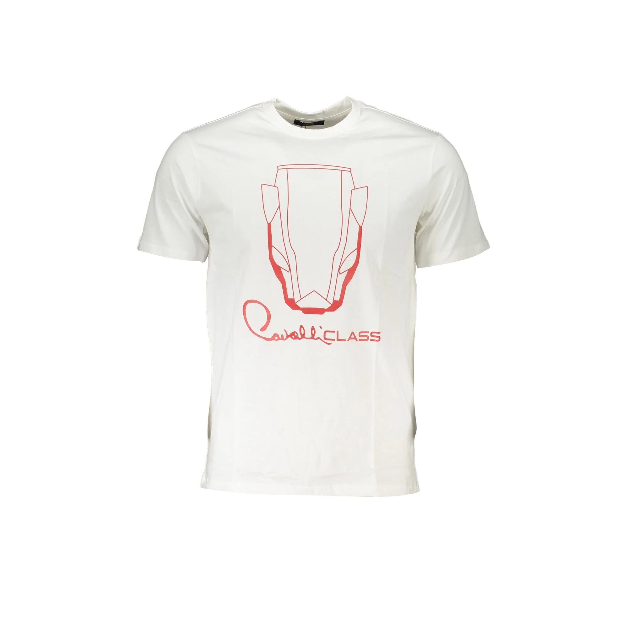 CAVALLI CLASS T-SHIRT MANICHE CORTE UOMO BIANCO