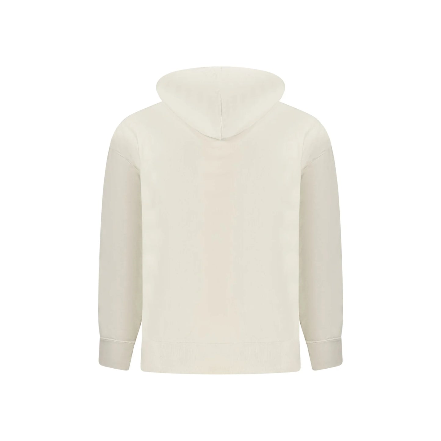 Calvin Klein Felpa Uomo Beige Cappuccio Garzata Tascone Ricamo Felpe - vista 2