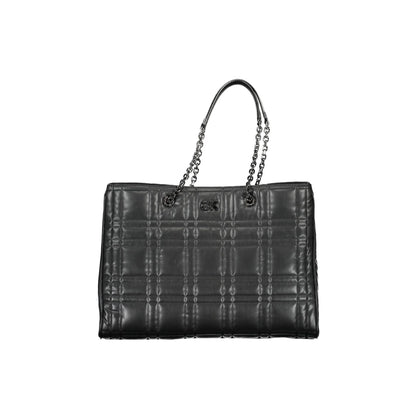 Calvin Klein Borsa a Spalla Donna Nera Logo Borse Nero - foto prodotto