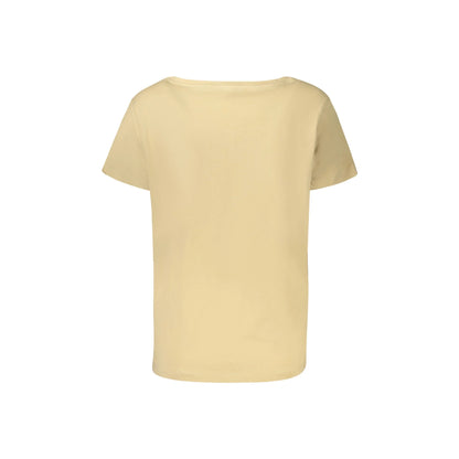Freddy T-Shirt Maniche Corte Donna Beige Applicazione Strass - vista 2