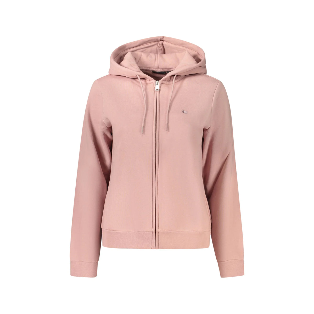 NAPAPIJRI FELPA CON ZIP DONNA ROSA