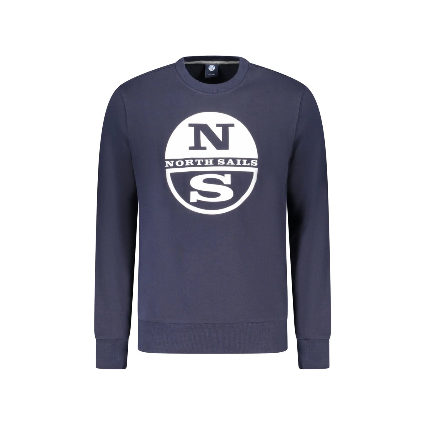 North Sails Felpa Uomo Blu Girocollo con Logo Felpe - foto prodotto