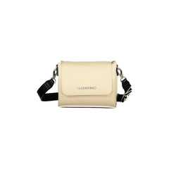 Valentino Bags Sac Bandoulière Femme Beige Fermeture Éclair