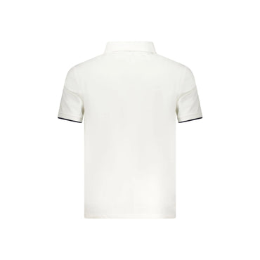 North Sails Polo Uomo Bianca Maniche Corte Contrasto Stampa Logo bianco - vista 2