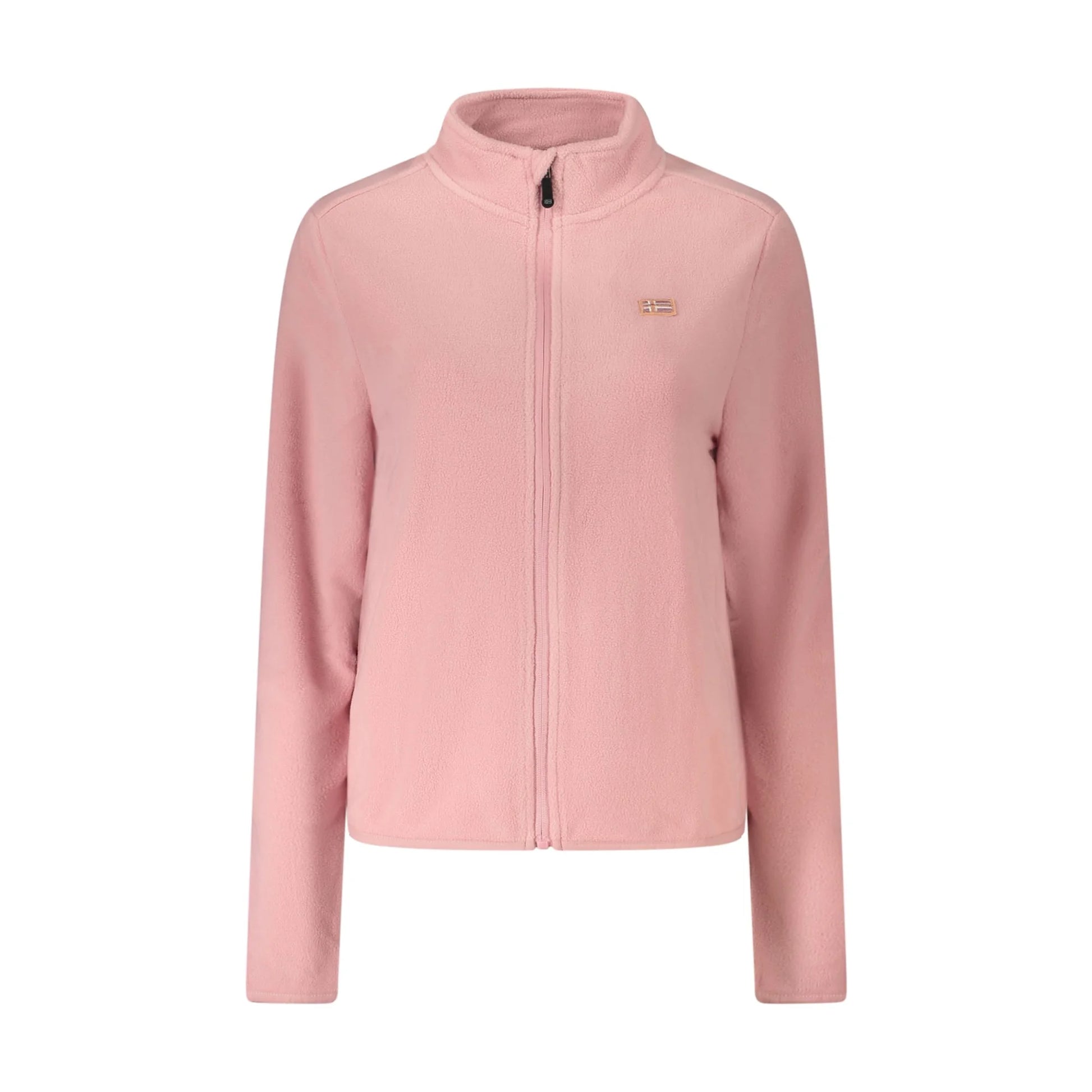 Norway 1963 Felpa Donna Rosa con Zip Pile Applicazione Logo Felpe - foto prodotto