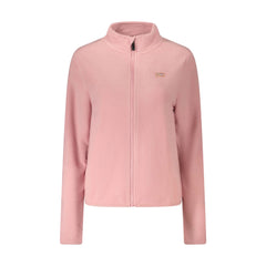 Norway 1963 Felpa Donna Rosa con Zip Pile Applicazione Logo